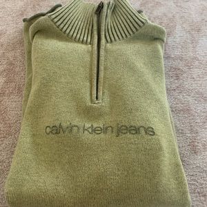 Calvin Klein green sweater